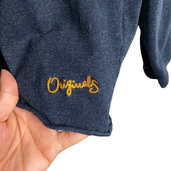 Jack and Jones Men's Navy Long Sleeve Boat Neck Shirt - Picture 4 of 8